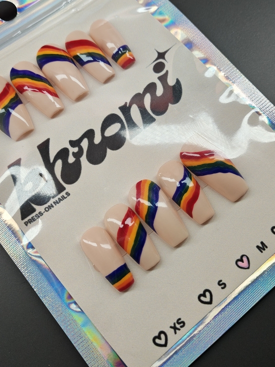 KHROMI Other - 🧡❤️💛 Pride Nails 💜💙💚